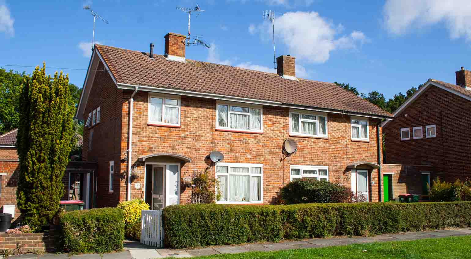 Exterior of a house in Crawley that was treated by Stormdry