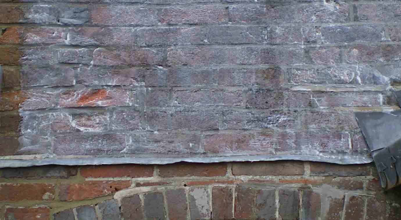 Stormdry applied to porous brickwork